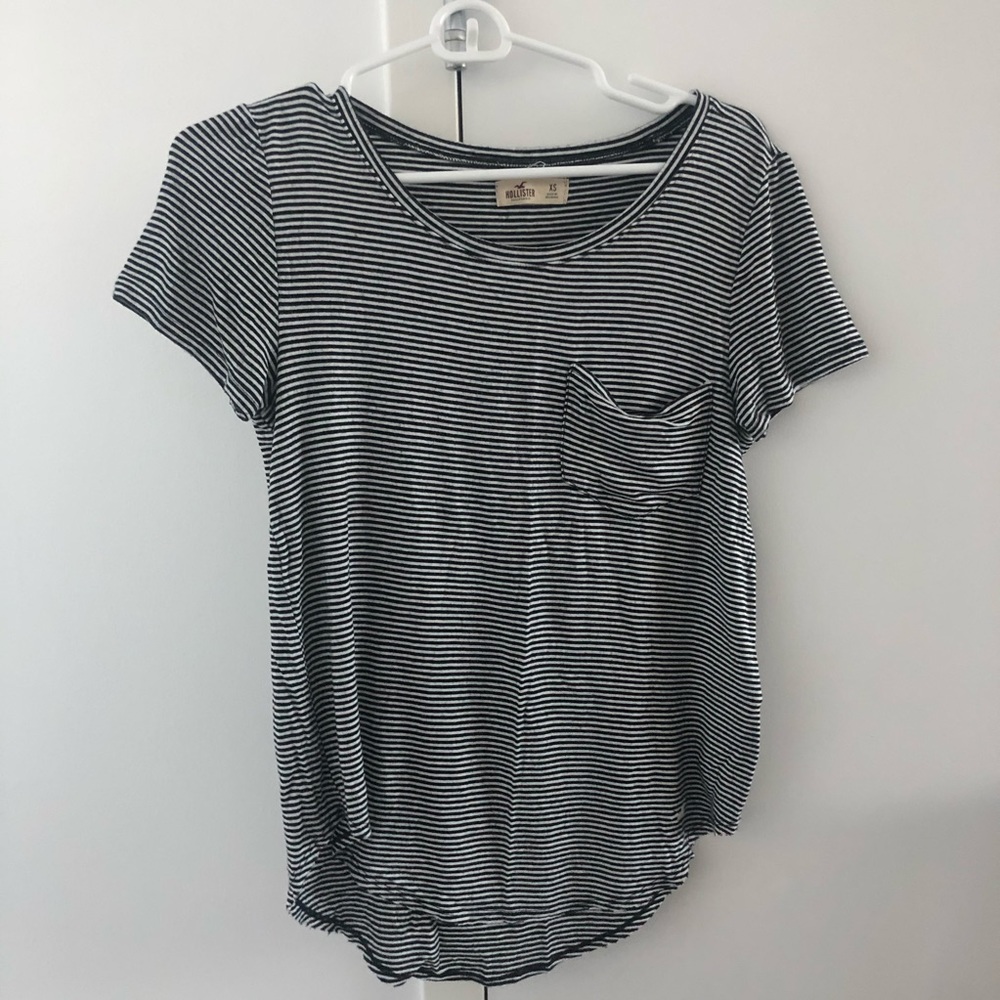Striped REALLY SOFT Hollister Everyday T-Shirt